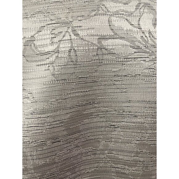 Le Suit Petite Women Long Sleeve Silver Jacquard Blazer Size 10P - Picture 7 of 9